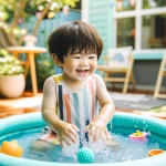 1歳児オススメの遊びには水遊び